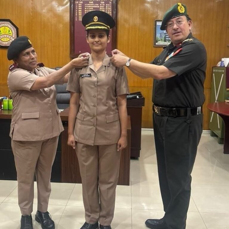 शिमला ग्रामीण गांव जुब्बड की बेटी शिवानी शर्मा भारतीय सेना में बनी लेफ्टिनेंट।