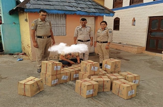बिलासपुर: भपराल में 204 बोतल अवैध शराब बरामद, मामला दर्ज