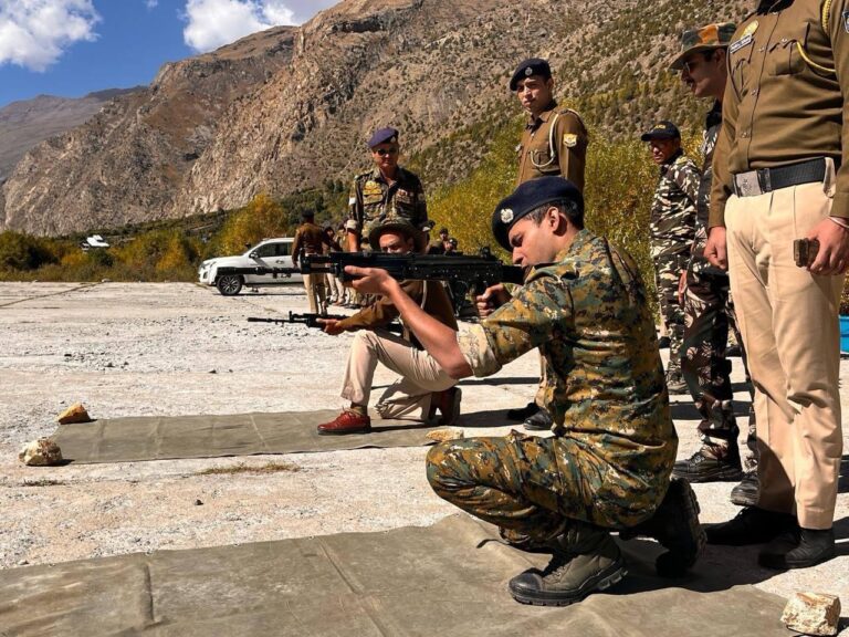 लाहौल और स्पीति में पुलिस ने वार्षिक फायरिंग अभ्यास के दौरान सुरक्षा कौशल को बढ़ाया