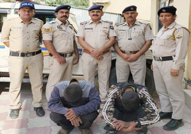 कुल्लू: भुंतर में 50 ग्राम हैरोइन के साथ 2 युवक गिरफ्तार