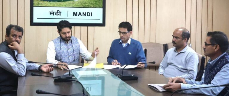 Mandi: मंडी में आपदा राहत कार्यों के लिए समझौता ज्ञापन पर हस्ताक्षर