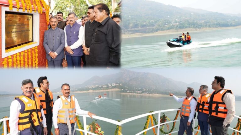 Himachal: मुख्यमंत्री ने गोविंद सागर झील में जल क्रीड़ा गतिविधियों का शुभारंभ किया