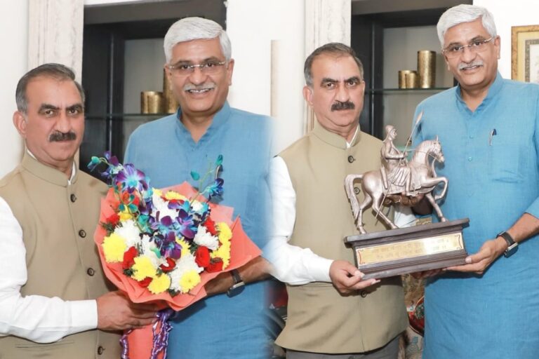 Himachal: मुख्यमंत्री ने केंद्रीय पर्यटन मंत्री से हिमाचल प्रदेश के पर्यटन स्थलों के विकास के लिए सहयोग का आग्रह किया