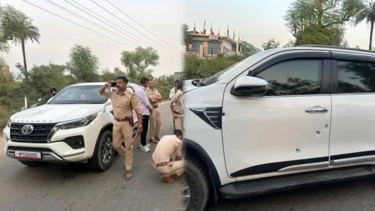 HP 55 D 0005 फॉर्च्यूनर पर हमला: मलपुर के व्यापारी पर खेड़ा में चलीं गोलियां, आरोपी फरार