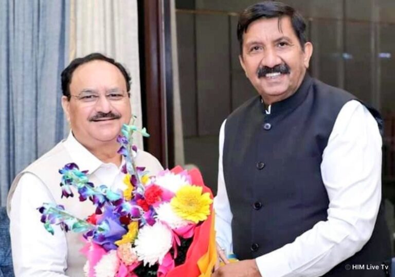 हिमाचल के डिप्टी सीएम मुकेश अग्निहोत्री ने दिल्ली में केंद्रीय स्वास्थ्य मंत्री से की मुलाकात, बल्क ड्रग पार्क के लिए मांगी अतिरिक्त राशि