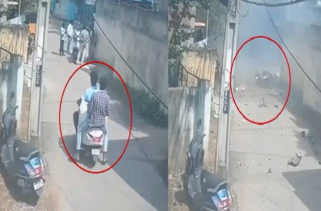 Andhra Pradesh: पटाखों से भरी स्कूटी में हुआ भीषण धमाका, सवार की मौत; घटना का वीडियो वायरल