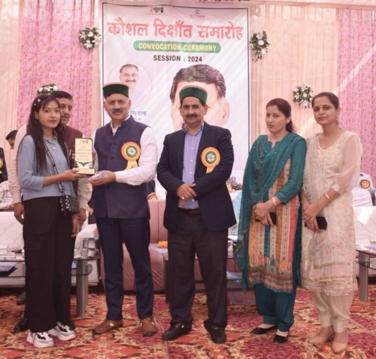 Shahpur: तकनीकी शिक्षा मंत्री ने आईटीआई शाहपुर के दीक्षांत समारोह में नवाज़े होनहार