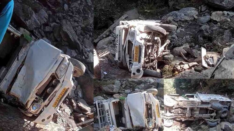 Himachal: सब्जियों से लदी पिकअप ट्रक सराह के पास दुर्घटनाग्रस्त – एक व्यक्ति घायल