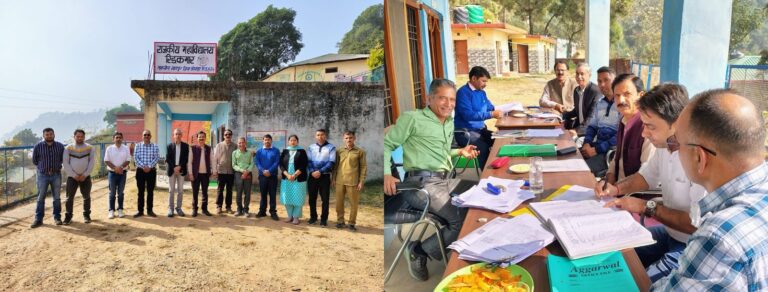 राजकीय महाविद्यालय रिड़कमार के सेल्फ असेसमेंट रिपोर्ट के आंतरिक मूल्यांकन के लिए टीम का दौरा