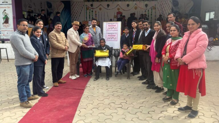 Kangra: द्रोणाचार्य पीजी कॉलेज ने रोटारैक्ट क्लब की विशेष पहल के साथ विश्व विकलांग बाल दिवस मनाया