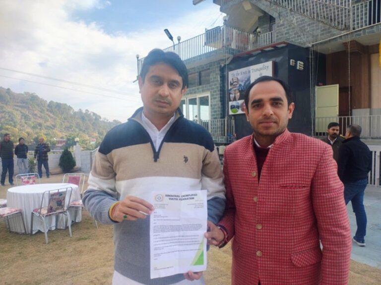 Kangra: भारतीय युवा कांग्रेस के राष्ट्रीय अध्यक्ष से मिले श्रेय अवस्थी, हिमाचल के बेरोजगार युवाओं के लिए समर्थन की मांग