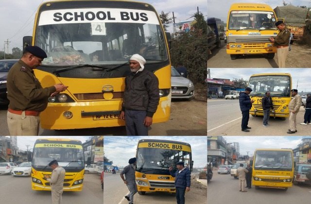 Solan: बद्दी पुलिस का विशेष अभियान: स्कूल बसों की चेकिंग के दौरान 19 चालान किए गए