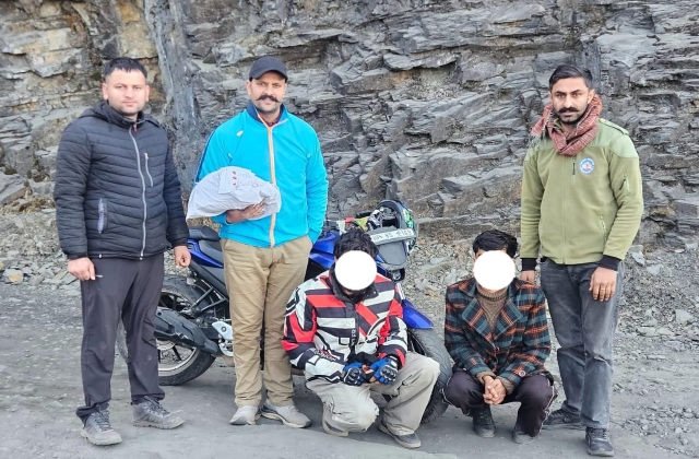 Sirmaur: सिरमौर पुलिस की बड़ी सफलता: संगड़ाह में 941 ग्राम चरस के साथ दो आरोपी गिरफ्तार