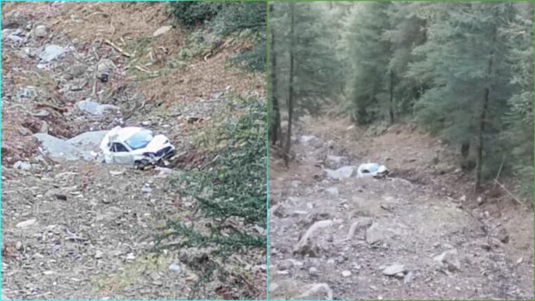 Mandi: मंडी के सराज में 600 फीट गहरी खाई में गिरी कार, ड्राइवर गंभीर घायल
