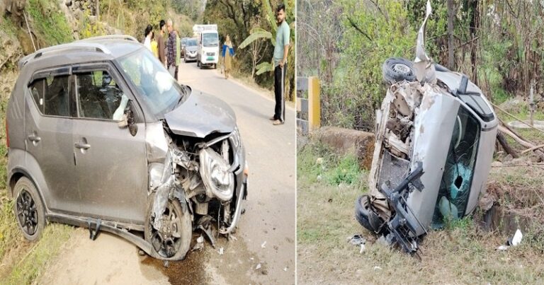 Bilaspur: भराड़ी क्षेत्र में दो अलग-अलग सड़क हादसे, चार वाहन क्षतिग्रस्त