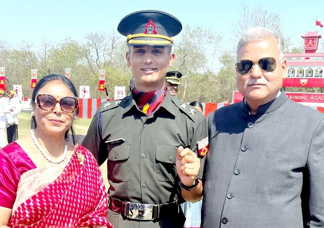 Kangra: बैजनाथ के राहुल आचार्य बने सेना में लैफ्टिनेंट, ऑफिसर्स ट्रेनिंग अकादमी गया से हुए पासआउट