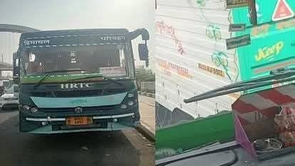मंडी से दिल्ली जा रही बस पर हमला: बाइक सवारों और बोलेरो चालक ने बस के शीशे तोड़े, यात्रियों में मची अफरा-तफरी