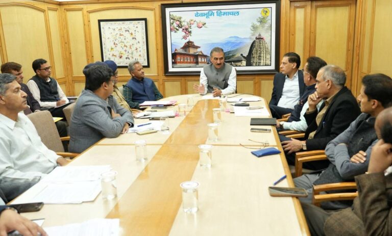 Himachal: सीएम सुक्खू की उच्च स्तरीय बैठक: भारत-पाक तनाव पर राज्य में सतर्कता बढ़ी, अधिकारियों को निर्देश जारी