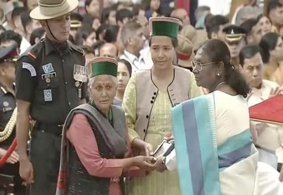 Himachal: शहीद रोहित कुमार नेगी को मिला शौर्य चक्र, किन्नौर की वीरता को सलाम