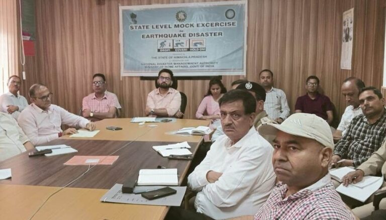 Hamirpur: हिमाचल में 6 जून को भूकंप पर राज्यव्यापी मैगा मॉक ड्रिल: तैयारियों के लिए कार्यशाला आयोजित