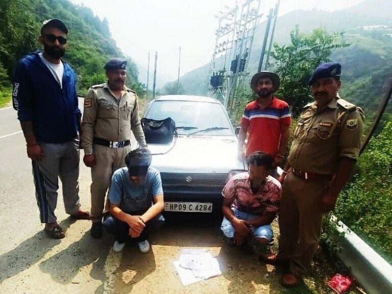 Himachal: कोटखाई में हेरोइन के साथ दो गिरफ्तार, पुलिस की बड़ी NDPS कार्रवाई