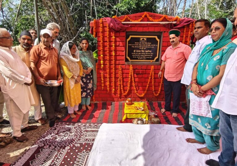 Kangra: शाहपुर में विकास की नई पहल: धनोटु-वाया बद बस्ती सड़क से 1500 लोगों को मिलेगा लाभ