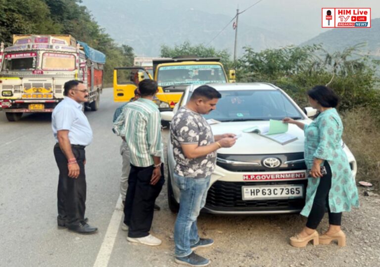 Sirmaur: राजगढ़ में आरटीओ की सख्त कार्रवाई: 150 वाहनों की जांच, 38 चालान और ₹1.17 लाख जुर्माना