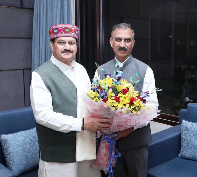 Himachal: सीएम सुक्खू ने दिल्ली में की नड्डा से मुलाकात — हिमाचल में बनेगे तीन नए आईसीयू वार्ड, स्वास्थ्य सेवाएं होंगी और मजबूत!