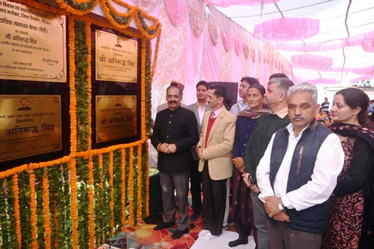 अनिरुद्ध सिंह राणा ने ग्राम पंचायत चैड़ी में 3.40 करोड़ के विकास कार्यों का उद्घाटन किया, सड़क और स्कूल समेत कई परियोजनाओं का निरीक्षण