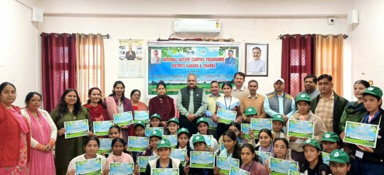 Kangra: नेशनल नेचर कैंपिंग प्रोग्राम का समापन: छात्रों ने आईटीआई शाहपुर में सीखी व्यावसायिक शिक्षा की बारीकियां