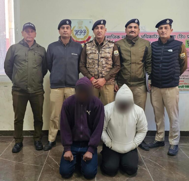 Kullu: चोरी की गई कार 24 घंटे में बरामद, दो आरोपी गिरफ्तार — मनाली पुलिस की बड़ी कार्रवाई