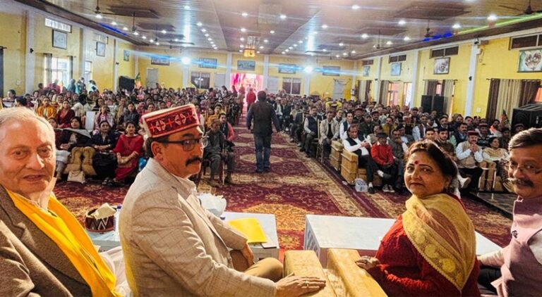 Kangra: भगवान बिरसा मुंडा की 150वीं जयंती पर शाहपुर में उमड़ा जनसैलाब — विपिन सिंह परमार ने बिहार जीत पर बोला करारा प्रहार!