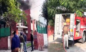 Una: ADC ऊना के सरकारी आवास में अचानक आग! ऊपरी मंजिल का सारा सामान खाक—बड़ा हादसा टला