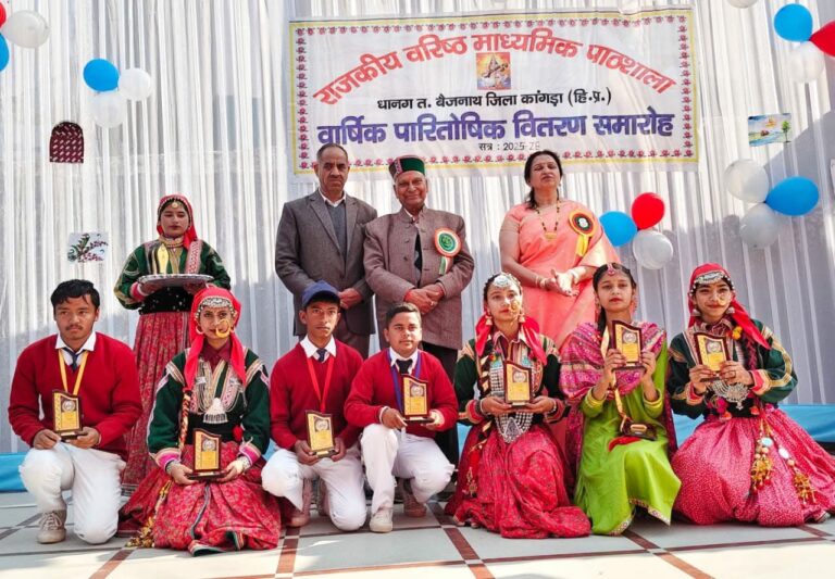 Kangra: विधायक किशोरी लाल ने कहा: छात्रों का सर्वांगीण विकास भविष्य की चुनौतियों से निपटने की कुंजी