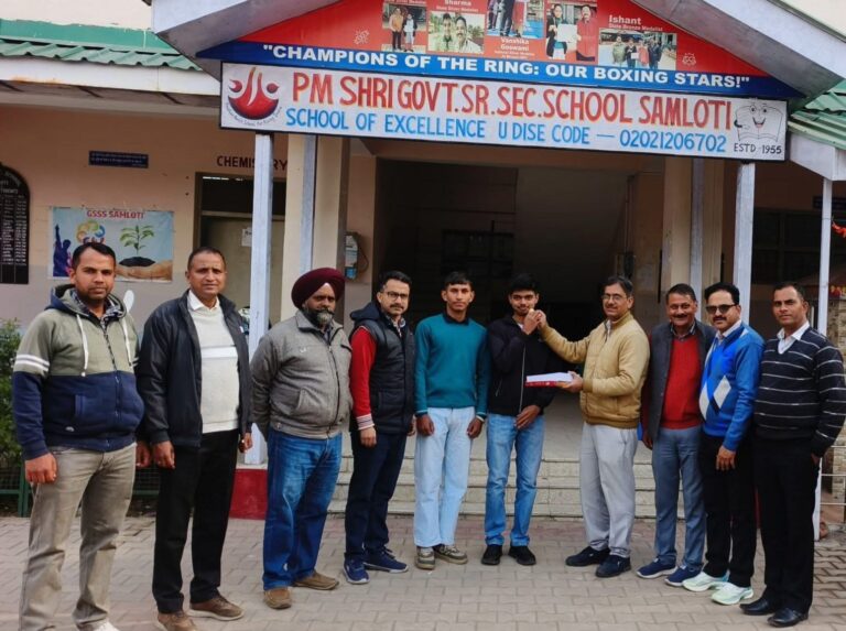 हिमाचल के समलोटी स्कूल के चार छात्र बने अग्निवीर, पूरे क्षेत्र में जश्न का माहौल