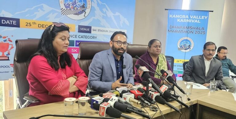 Kangra: 25 दिसंबर को दौड़ेगा धर्मशाला, मैराथन को बनाया जाएगा हर साल का फिक्स इवेंट