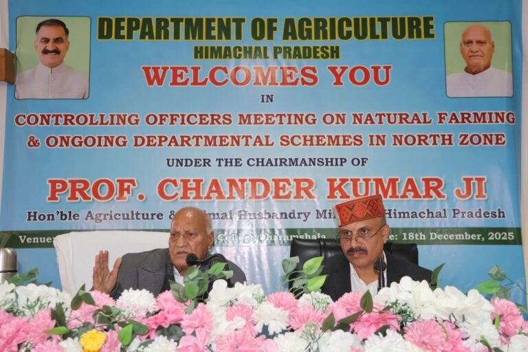 Kangra: किसानों को मिलेगा बड़ा सहारा, कम प्रीमियम पर लोन और फसल बीमा पर कृषि मंत्री के सख्त निर्देश