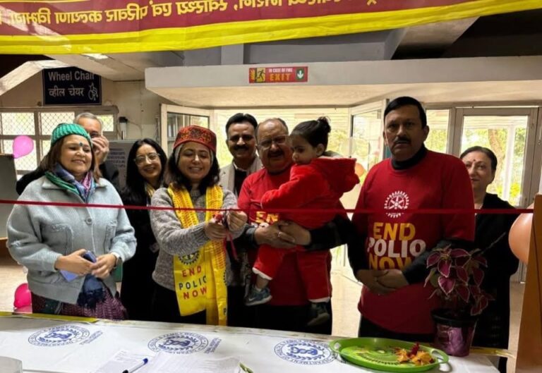 Kangra: धर्मशाला में एडीएम शिल्पी बेकटा ने पल्स पोलियो अभियान का किया शुभारंभ, “दो बूंद ज़िंदगी की” संदेश दिया