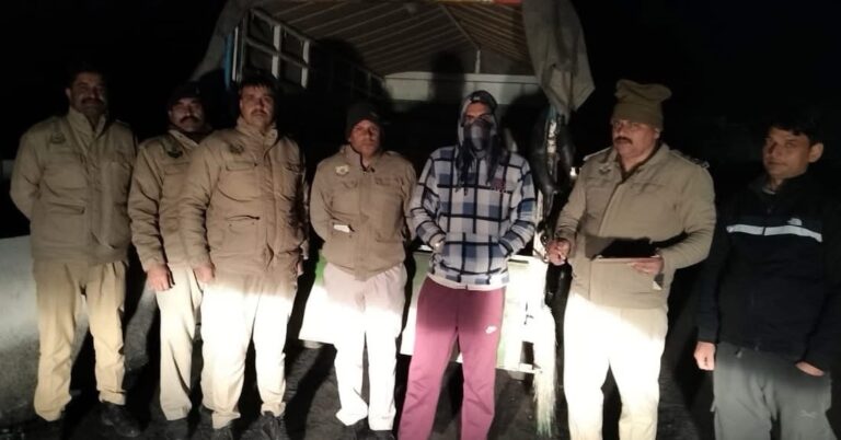 Kangra: नूरपुर पुलिस का नशा माफिया पर बड़ा वार, कार से 100 पेटियां अवैध देसी शराब बरामद, एक गिरफ्तार