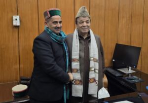 Kangra: जम्मू में विधानसभा अध्यक्ष से मिले केवल सिंह पठानिया, हिमाचल के ई-विधान मॉडल ने खींचा सबका ध्यान