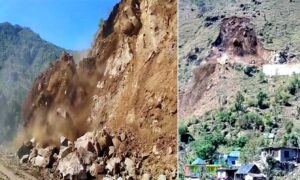 Mandi: मंडी में खौफनाक लैंडस्लाइड, देखते ही देखते जमींदोज हुई गौशाला… 9 घर खाली करवाए