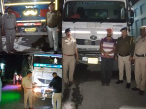 Kangra: रातभर चली कार्रवाई: नूरपुर पुलिस ने अवैध खनन पर कसा शिकंजा, 5 टिप्पर मौके पर जब्त