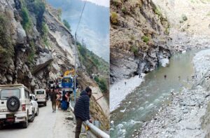 Chamba: पहाड़ दरका, हाईवे बंद! चम्बा-भरमौर मार्ग पर फंसे सैकड़ों वाहन, यात्रियों ने रावी नदी पार कर तय किया सफर