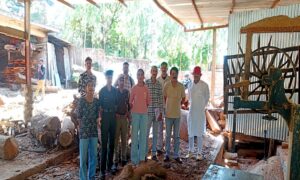 Kangra: इंदौरा में वन विभाग का बड़ा छापा, आरा मशीन से 189 अवैध लकड़ी के मौछे बरामद