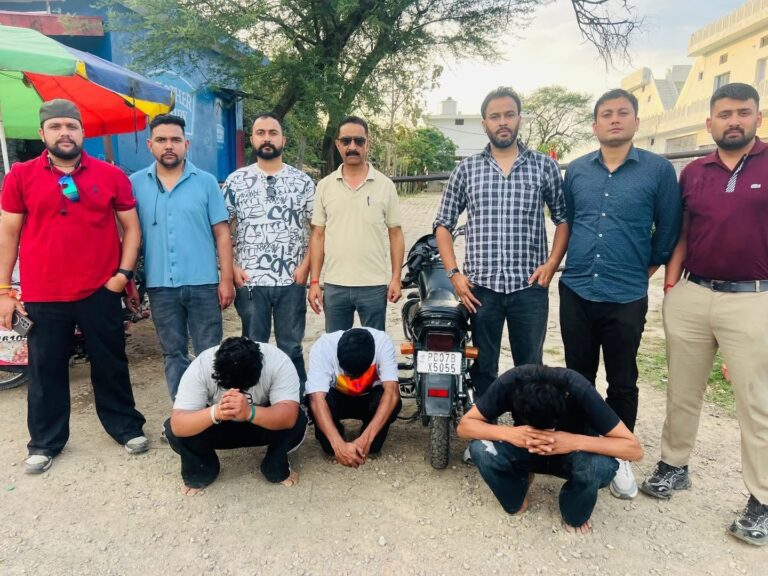 Kangra Big Drug Bust: नूरपुर पुलिस की बड़ी कार्रवाई, 70 ग्राम चिट्टा बरामद, पंजाब के 3 आरोपी गिरफ्तार