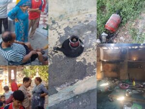 Kangra: गैस सिलेंडर ने मचाई तबाही! नगरोटा बगवां में घर में लगी भीषण आग, परिवार के लोग झुलसे
