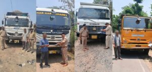 Kangra: नूरपुर में अवैध खनन पर बड़ी कार्रवाई! 24 घंटे में 22 वाहन पुलिस के शिकंजे में, 5 ट्रक इंपाउंड