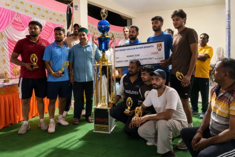 Kangra: धनोटू-कुठेर क्रिकेट प्रतियोगिता में विधायक केवल सिंह पठानिया का बड़ा ऐलान, खिलाड़ियों को दिया यह खास भरोसा