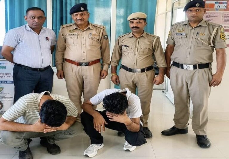 Kangra: शाहपुर में नशा तस्करों पर पुलिस का बड़ा एक्शन! 6 ग्राम चिट्टे के साथ दो आरोपी गिरफ्तार