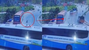 Mandi: CCTV में कैद दर्दनाक हादसा! मंडी में सड़क पार कर रहे 58 वर्षीय ग्रामीण को टैंकर ने कुचला, अस्पताल पहुंचने से पहले मौत